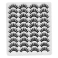 thumbnail image 3 of Pestañas postizas gruesas, 20 pares de pestañas postizas largas, suaves y profesionales, maquillaje, pestañas postizas, rendimiento confiable, 3 of 8