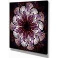 thumbnail image 2 of Soft Pink Digital Art Fractal Flower - Floral Canvas Art Print, 2 of 3