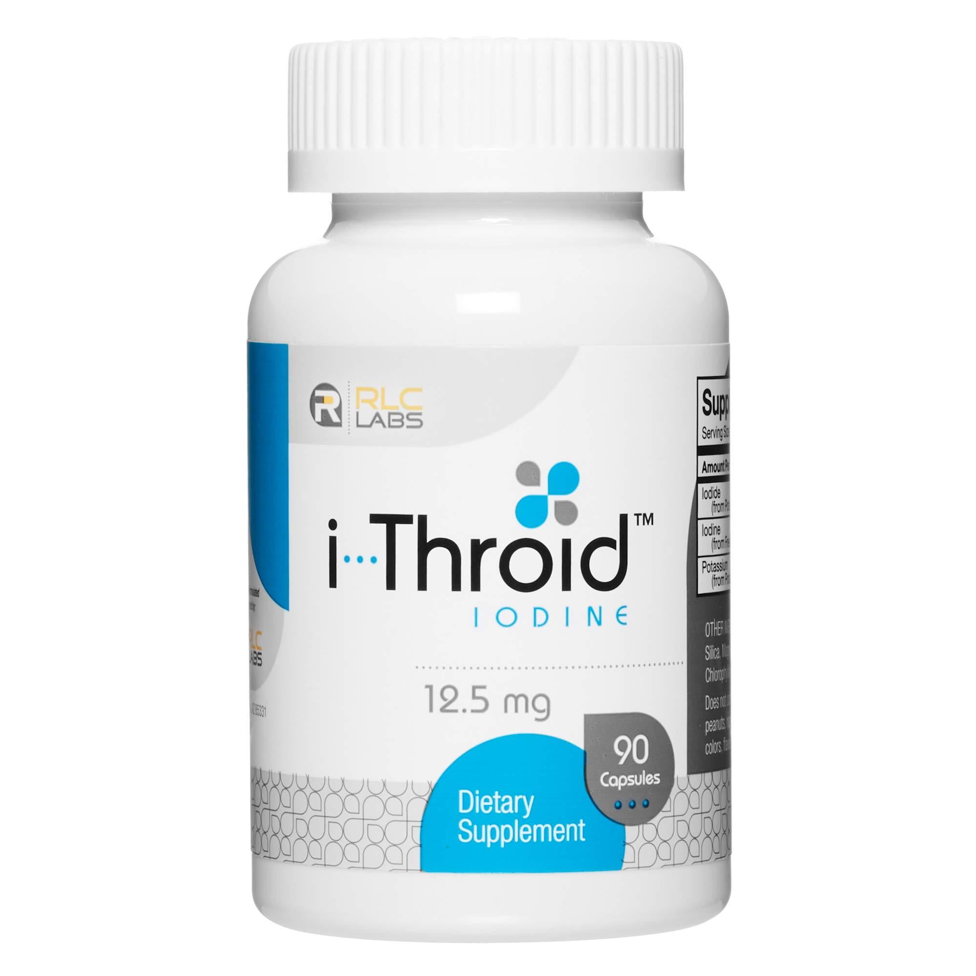 RLC, iThroid 12.5 mg, Iodine and Iodide Supplement to Support Thyroid