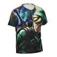thumbnail image 3 of The Legend of Zelda T Shirt 3D Printed Crewneck Graphic Short Sleeve Tees for Mens, 3 of 5