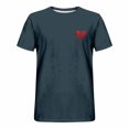 thumbnail image 3 of fatyb Mens Graphic T-Shirts Casual Short Sleeve Oversized Shirts Print Crew Neck Loose Summer Tee Tops, 3 of 4