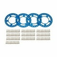 thumbnail image 1 of 4 Pièces Roue Anneau Mis en Roues Pièces Mise à Niveau Composant Jante Bagues Extérieures Modification Remplacement pour TRX4 SCX10 90046 D90 Bleu, 1 of 1