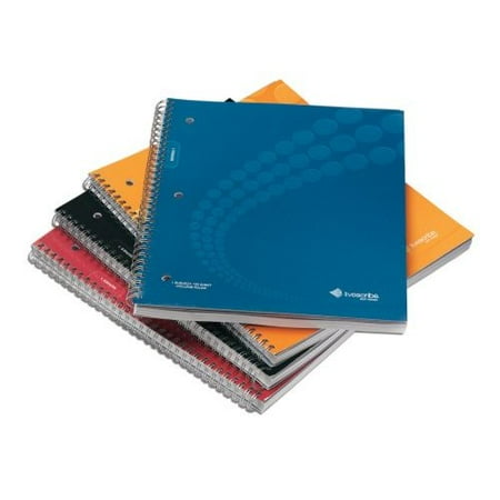 Livescribe Single Subject Spiral Notebook - 100 Sheet - College Ruled - Letter 8.5" x 11" - 4 / Pack