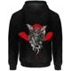 thumbnail image 5 of Sudaderas de otoño para hombre, sudadera con capucha informal para hombre, sudadera con capucha holgada con estampado de calavera vintage, ropa Y2k, ropa gótica para hombre, 5 of 5