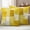 White Yellow, variant on Burnt Orange Geometric Outdoor Waterproof Pillow Covers, Watercolor Ombre Modern Abstract Art Decorative Rectangle Throw Pillowcase Sofa Cushion Sham for Patio/Couch/Chair, 20"x12" 2 Pack