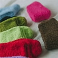 thumbnail image 3 of XmhyTop-A 3 Pairs of Rose Red Plush, Warm and soft Winter Home Sleep Slipper Socks, 3 of 4