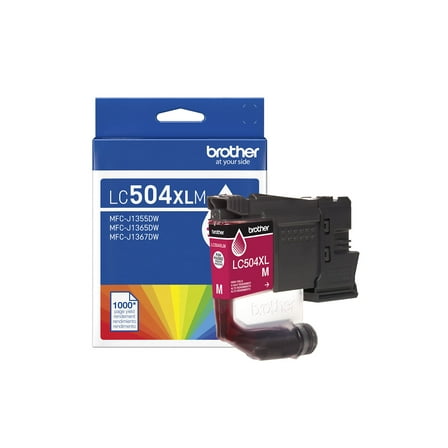 Brother Genuine LC504XLM High Yield Magenta Ink Cartridge