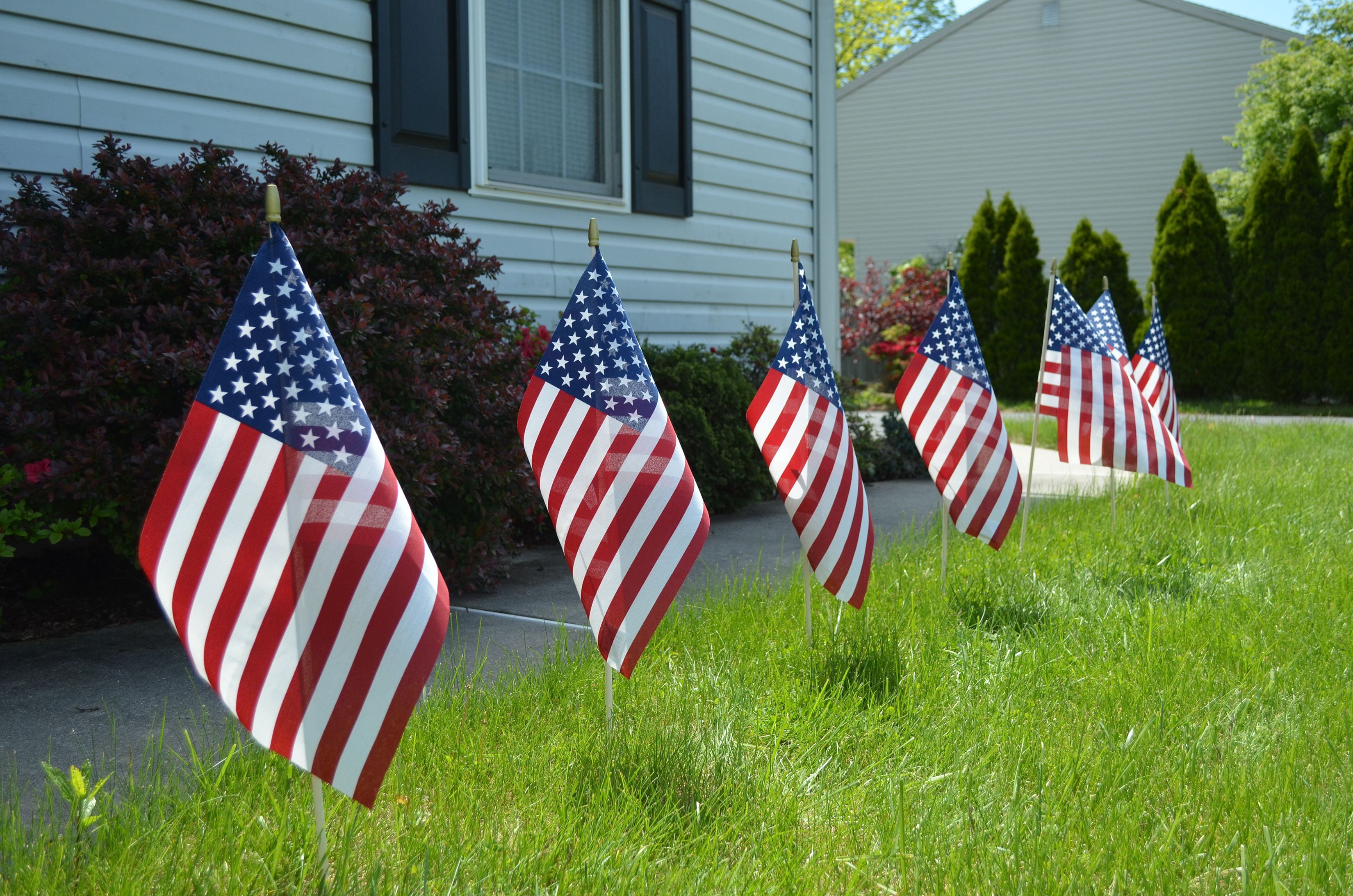 Quality Standard Flags STIBred Red Stick Flags, 12 by 18