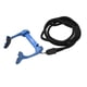 thumbnail image 2 of Clip de buceo antideslizante ajustable Zulema con cuerda antipérdida para nariz adulto azul, 2 of 8