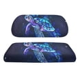thumbnail image 2 of Pzuqiu 2 Pack Golf Cart Backrest Bottom Seat Cover Keeps Seats Clean and Comfortable Lightweight, Compatible with Outdoor 2-Seats Cart Golf Cart Seat Covers(Sea Turtle), 2 of 10