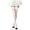 1-1-white White, variant on Women's Satin Bows Thigh High Stockings Hold-ups Snag-Resistant Knee High Long Socks