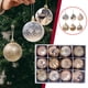 thumbnail image 4 of Adornos de Bolas de Navidad BLESIY 12 Piezas Decoraciones Inastillables Dorado, 4 of 8