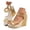 a-Gold, variant on Women Wedge Sandals with Arch Support Open Toe High Top Espadrilles Dress Slide Shoes Comfortable Stylish Vacation Shoe White 6