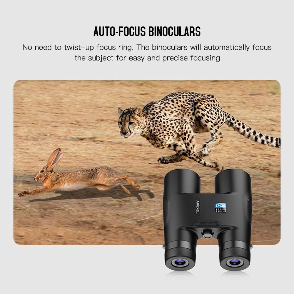 APEXEL 10x42 Waterproof Auto Focus Binoculars for Bird Watching
