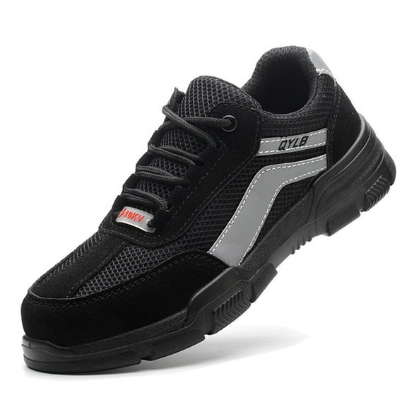 AUXDIQ Safety Trainers Mens Womens Steel Toe Cap Safety Shoes Lightweight Safety Work Trainers Work Boots Non-Slip Puncture Proof