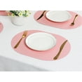 thumbnail image 6 of Unique Bargains Set of 6 Leather Table Placemats for Dining Table Decor Pink Blue, 6 of 7