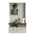 thumbnail image 6 of Castle Place Contemporary Hall Tree with Storage Cabinet, Light Grey, 6 of 6