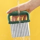 thumbnail image 4 of Cuchillo para arrugas, cuchillo para freír patatas y cuchillo para cortar verduras, rebanador de zanahorias de acero inoxidable (2 unidades), 4 of 6