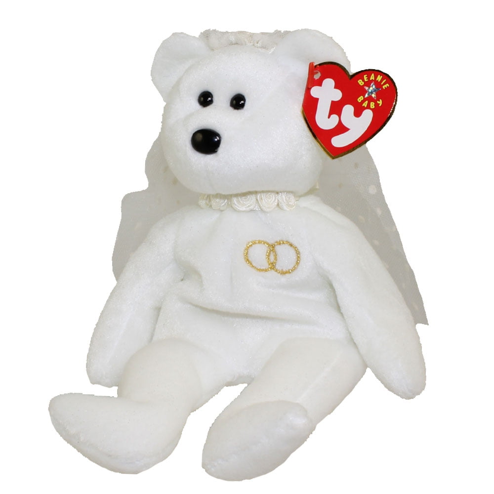 the Bride And Groom Wedding Bears Ty Beanie Baby Set MR & MRS