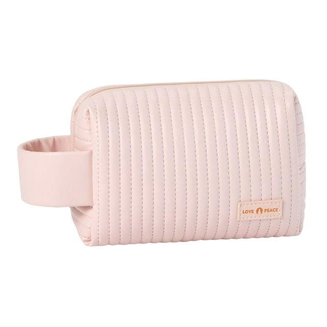 Bolsa de maquillaje Yuyangstore Organizador cosmético de gran capacidad PU Cuero