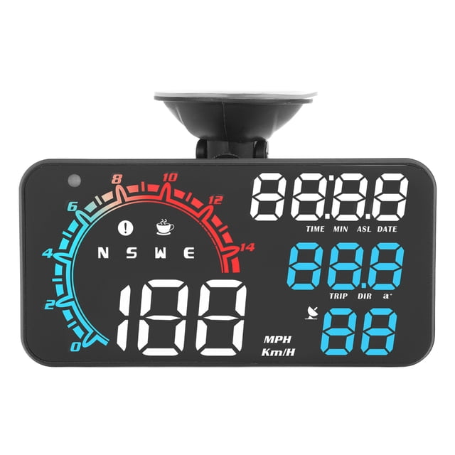 Velocímetro GPS con alarma de exceso de velocidad, velocímetro GPS, alarma de velocidad LED, velocímetro GPS, velocímetro GPS, funcionamiento suave