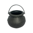 thumbnail image 2 of Honeeladyy Mini Cauldron with Handle, Small Plastic Candy Kettle Bucket for St.Patrick's Day, Halloween Party Favor, Pack of 6, 2 of 5