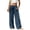 Navy, variant on Siminsem Wide Leg Linen Pants for Women Elastic Waist Cotton Blend Casual Trousers with Pockets Loose Flowy Summer Beach Work Vacation Outfit High Waist 2026, Grey, L