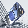 thumbnail image 6 of Allytechgroup iPhone 16 Plus Case with Tempered Glass Lens Protector, Ring Holder Kickstand Shockproof Drop Protection Scratch Resistant Anti-Yellow Clear Back Case Cover for Apple iPhone 16 Plus,Blue, 6 of 6