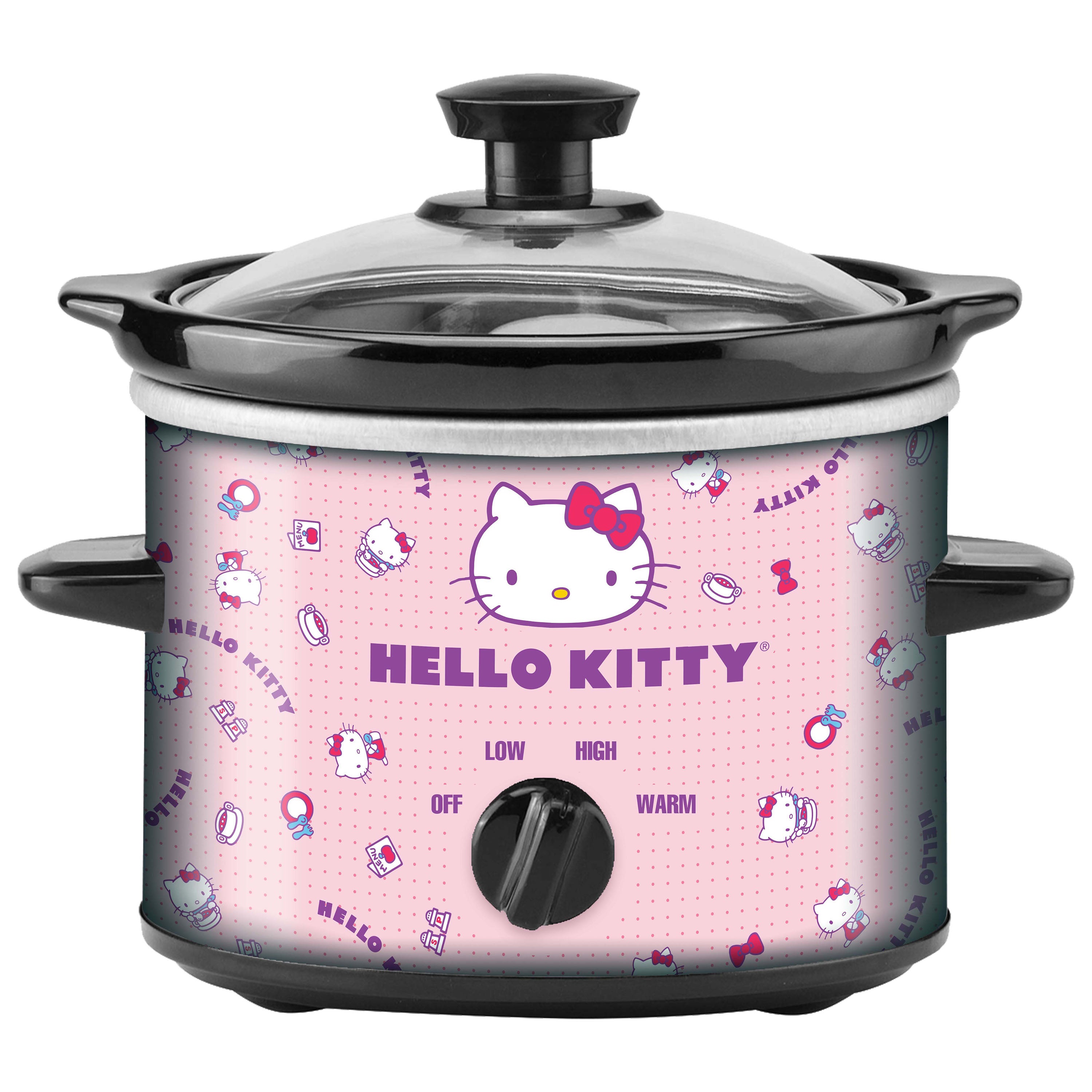 Uncanny Brands Hello Kitty 2 QT Slow Cooker