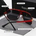 thumbnail image 3 of QueenSeven Unisex Polarized Full Frame Square Oversized Frame Sunglasses Driving Sunglasses, 3 of 4