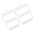 thumbnail image 1 of FESTFENDS 2Ud Colgador De Plástico Plegable Para De Ropa Con Clips Espaciador Para O Lavandería, 1 of 8
