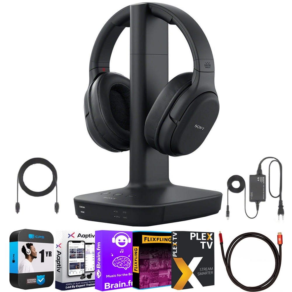 Sony WHL600/B Digital Surround Wireless Home Theater Headphones (Black