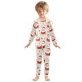 thumbnail image 7 of Boys Pajamas Girls Pajama Cute Santa Claus Cute Comfortable Cotton Two-piece Pajama Set, 7 of 7