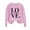 Pink, variant on Luxalzxs Crew Neck Sweatshirts Women Cute Love Letter Graphic Long Sleeve Shirts Casual Valentines Pullover Tops