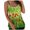 Green, variant on idosla Tankini Tops for Women Swimwear Tummy Control Modest Loose Fit Print Tankini Tops Vacation Holiday Bathing Suit Top No Bottom (Hot Pink, S)