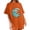 Orange, variant on IROINNID Womens Short Sleeve Summer Beach Graphic Printed Women Casual Top Pullover T-shirt Spring