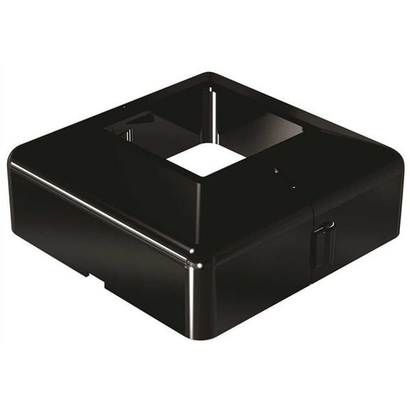 Peak Aluminum Railing 50981 Aluminum Railing 4 in. x 4 in. Black Aluminum Post Base Cover