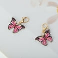 thumbnail image 5 of Unique Bargains 1 Pair Shoelace Charms Sparkly Butterfly Decorative Shoe Clips Rose Red, 5 of 5