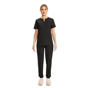 Scrubstar Womens Notch Collar Scrub Top, Sizes XS-3XL