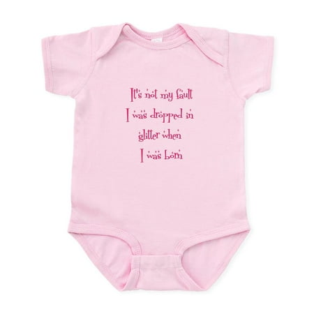 

CafePress - Glitter Body Suit - Baby Light Bodysuit Size Newborn - 24 Months
