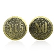 thumbnail image 3 of Moneda «Sí/no», estilo vintage, Lucky C, 35 g, 4 x 0,3 cm, 3 of 3