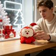 thumbnail image 4 of Santa Claus Plush Hanging Ornament, Soft Stuffed Doll for Christmas Tree and Desktop Decor, 4 of 6