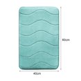 thumbnail image 6 of Walbest 23.6 x 15.8 Inch Bath Mat Quick-drying Anti-scratch Coral Fleece Non-slip Soft Absorbent Bathroom Floor Mat Carpet Household Supply, 6 of 7