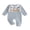 Sky Blue, variant on RUINIXCW Baby Boy Romper Long Sleeve Doll Collar Bear Embroidery Jumpsuit