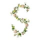 thumbnail image 2 of Guirnalda de flores artificiales de seda, rosas, para decoración de bodas y jardines, plantas colgantes rota, 2 of 9