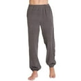 thumbnail image 3 of Defitshape Men's Cotton Pajama Pants Winter Warm Sleepwear Comfy Spring Fall Soft Fleece Lightweight Stretch Closed Bottoms Casual Sleeping Lounge Pants Grey 3X-Large, 3 of 5