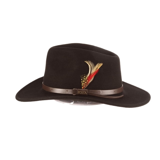 Scala Classico Sombrero Outback de fieltro triturable para hombre