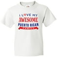thumbnail image 3 of Inktastic Puerto Rico Love My Puerto Rican Family Youth T-Shirt, 3 of 5