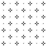 Petite Allover Pattern Stencil (10 mil plastic) | Decor Stencils for Painting on Wood, Wall, Tile, Canvas, Paper, Fabric, Furniture and Floor | Reusable Stencil | FS118 By Designer Stencils