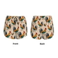 thumbnail image 4 of Disketp Rooster Print Women's Shorts Workout Shorts for Athletic Gym Running Shorts with Phone Pockets Medium, 4 of 8